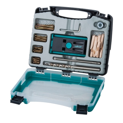 Изображение Wolfcraft Zestaw do wykonywania niewidocznych pocze w drewnie Undercover Jig (4642000)