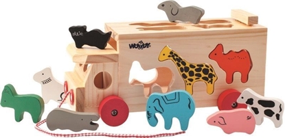 Attēls no Woodyland Ciarówka - sorter ze zwierztami