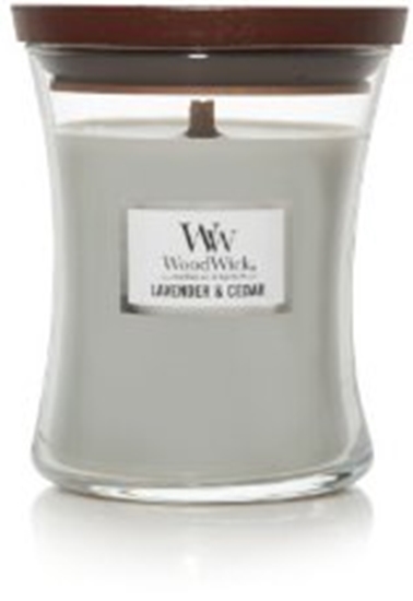 Picture of WoodWick wieca zapachowa w wazonie rednia Lawenda - Cedr 275 g
