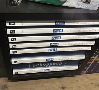 Attēls no Wózek narzdziowy Scheppach Wózek narzdziowy TW1100 71 el. max 450kg