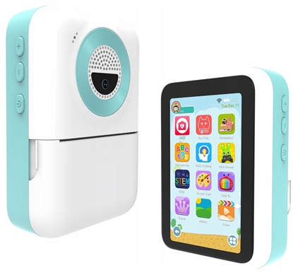 Picture of Xrec Mini Tablet Ai 4" Aparat Natychmiastowy Drukarka Kamera Dla Dzieci / Q1 / Niebieski