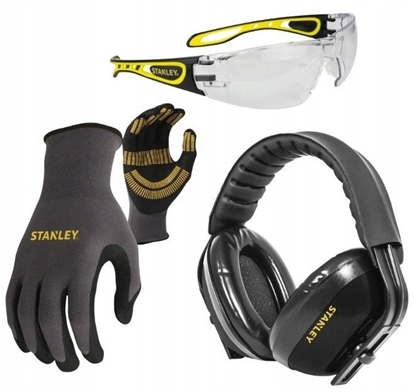 Изображение zestaw akcesoriów bhp stanley 4 cz.