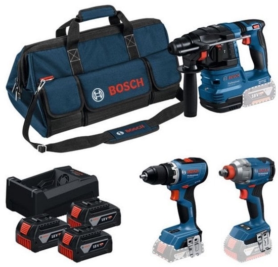 Изображение ZESTAW COMBI 18V GSR+GDX+GBH+3x5.0Ah+GAL