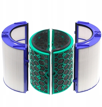 Изображение Zestaw Filtrów 2 Filtr Hepa H13 + Wglowy Do Dyson Hp04 Hp05 Tp04 Tp05 Dp04 / Tp04 Hepa Filter