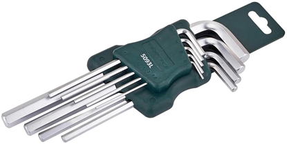 Attēls no Zestaw kluczy IMBUS dugich 9el. (1.5-10mm)