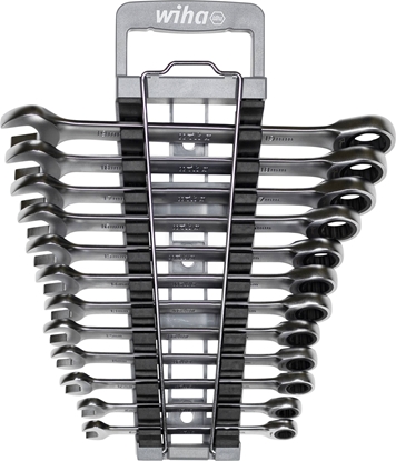 Attēls no Zestaw kluczy paskich z grzechotk oczkow 44665 /12szt./