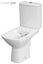 Изображение Zestaw kompaktowy WC Cersanit Carina 63 cm cm biay (K31-045)
