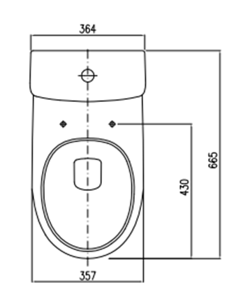 Picture of Zestaw kompaktowy WC Koo Miska kompaktowa WC Rimfree Nova Pro (M33220000)