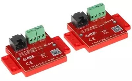 Picture of ZESTAW KONWERTERÓW UTP / 2-WIRE DO TRANSMISJI LAN+POE ETH10-2WIRE-A-SET KOMPLET 2 SZT ATTE