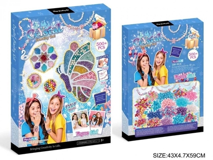 Picture of Zestaw koralików Motylek ponad 500szt