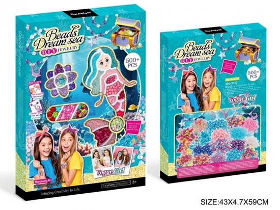 Picture of Zestaw koralików Syrenka ponad 500szt