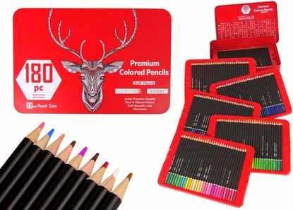 Picture of Zestaw Maego Artysty W Metalowym Pojemniku Kredki 180szt.