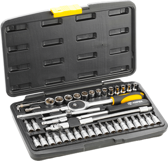 Picture of Zestaw narzdzi Topex 46 el. (38D640)