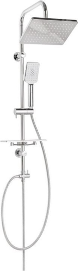 Picture of Zestaw prysznicowy Invena Nyks z deszczownic chrom (AU-32-001)