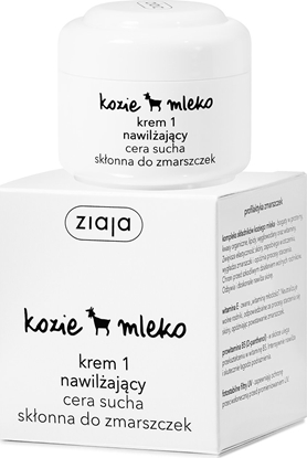 Изображение Ziaja Kozie Mleko Krem nawilajcy cera sucha skonna do zmarszczek 50 ml