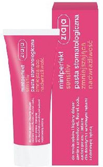 Изображение Ziaja Mintperfekt Pasta do zbów Sensitive zmniejszajca nadwraliwo 75 ml