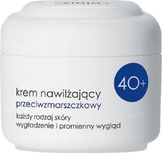 Изображение Ziaja Seria Pielgnacyjna Krem nawilajcy przeciwzmarszczkowy 40+ 50 ml