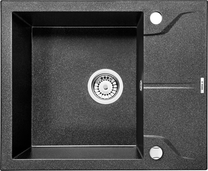 Изображение Zlewozmywak Deante  1-komorowy Andante z ociekaczem 49 x 59cm grafitowy metalik (ZQN_G11A)