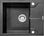 Attēls no Zlewozmywak Deante  1-komorowy Andante z ociekaczem 49 x 59cm grafitowy metalik (ZQN_G11A)