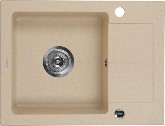 Изображение Zlewozmywak Deante  1-komorowy Zorba z krótkim ociekaczem 44 x 58cm piaskowy (ZQZ 711A)