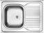 Picture of Zlewozmywak Deante Tango ZM6_311P Stal dekor, ociekacz po prawej stronie