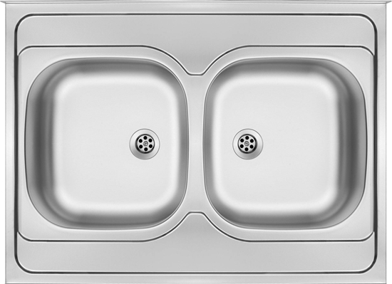 Picture of Zlewozmywak Deante Tango ZM6_320N Stal dekor, gboko komory 140 cm