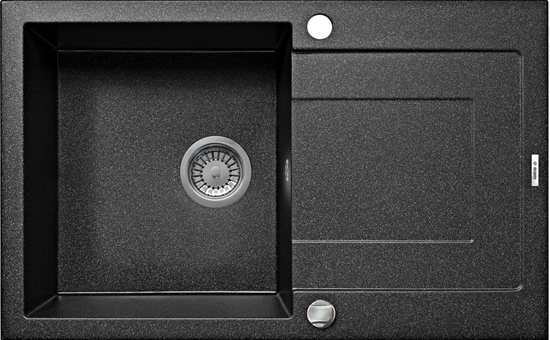 Picture of Zlewozmywak Deante Zlewozmywak 1-komorowy Rapido z ociekaczem 49 x 78cm grafitowy (ZQK_2113)