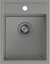 Attēls no Zlewozmywak Quadron JOHNNY 90 Steingran zlewozmywak granitowy szary 1-komorowy z/o (39x50x20), z syfonem stal szlachetna