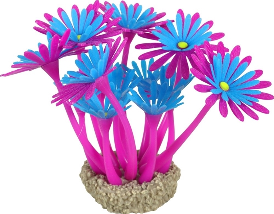 Изображение Zolux Ozdoba do akwarium FLOWERS 3 fioletowo-niebieska fluorescencyjna