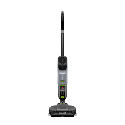 Изображение Bissell SpinWave + Vac Pet Pro Pionowy odkurzacz Bateria Suchy i Mokry Cykloniczny Worek na kurz 0,4 l Czarny, Szary