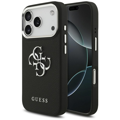 Attēls no Case Guess Grained Big 4G Classic Logo for iPhone 