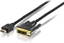 Picture of Equip 119329 video kabeļu aksesuārs 10 m HDMI DVI-D Melns