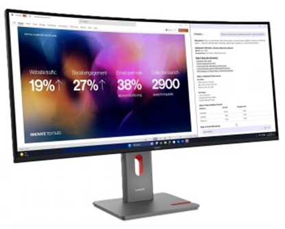 Изображение LENOVO 39.7" P40WD-40 CURVED WUHD IPS 21:9 HDMI/DP/TB4(140W)/RJ45