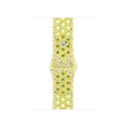 Attēls no Pasek sportowy Nike w kolorze promiennym zielonożółtym do koperty 40 mm - rozmiar M/L