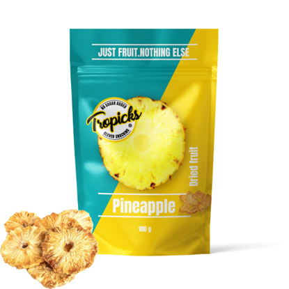 Attēls no Tropicks Dried pineapple 100 g