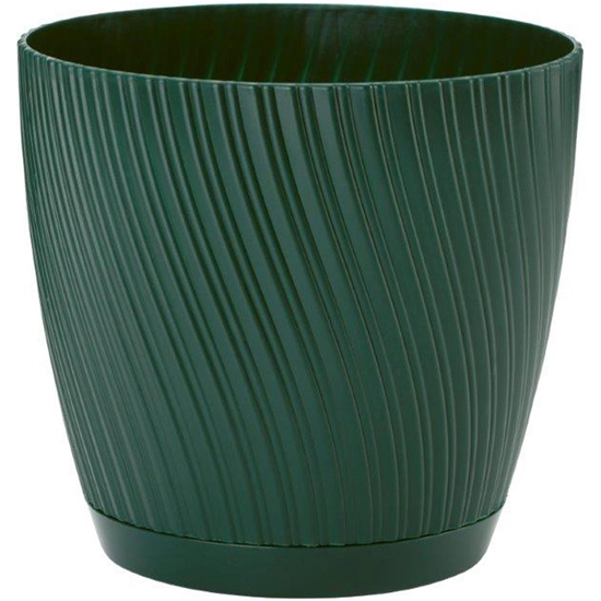 Picture of Puķu pods Mika ar paliktni 19cm, zaļš