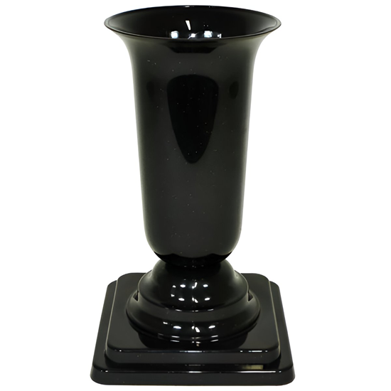 Picture of Puķu pods-vāze uz paliktņa Dama melns