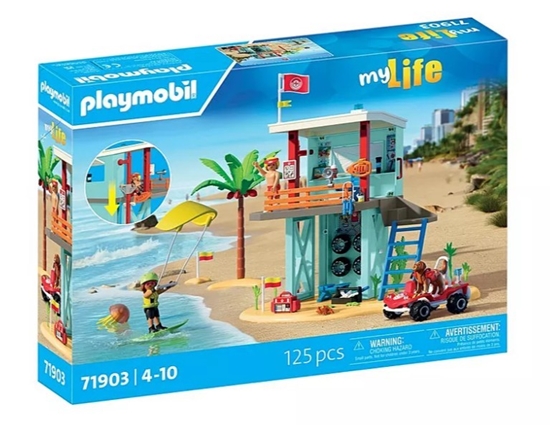 Picture of Zestaw z figurkami My Life 71903 Wieża ratownicza i plażowy samochód buggy 