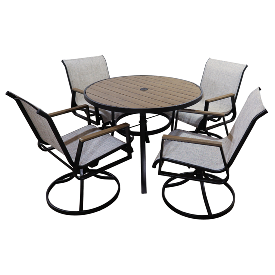 Picture of Dārza komplekts, galds ar 4 krēsliem