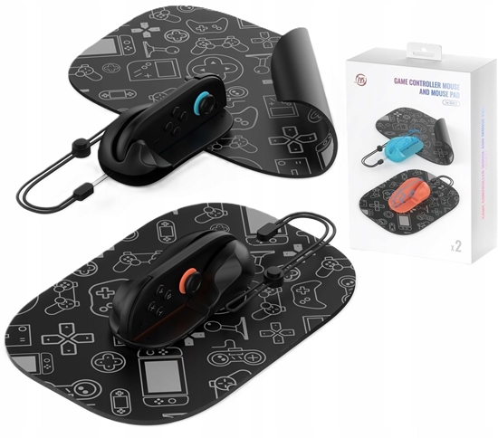 Picture of 2x Myszka Mysz Uchwyt Mouse-mode Na Joy-con Podkadka Do Nintendo Switch 2 / Jys-ns2313-v4 / Czarny