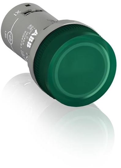 Picture of ABB wiato kontrolne zielone r. 22,3mm, IP66, IP67, IP69K 1SFA619403R5022