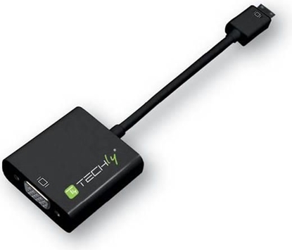 Picture of Adapter AV Techly HDMI Mini  - D-Sub (VGA) czarny (302921)