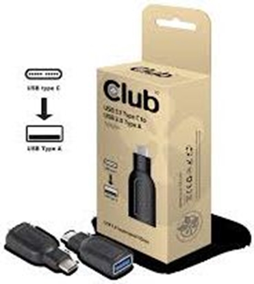 Attēls no Adapter USB Club 3D USB-A - USB-C Czarny  (CAA-1521)
