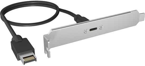 Изображение Adapter USB Icy Box Adapter IcyBox USB 20 Gbit/s z portem Type-E