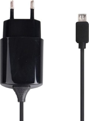Picture of adowarka Libox LIBOX adowarka sieciowa 2,1A LB0143 czarna z kablem microUSB