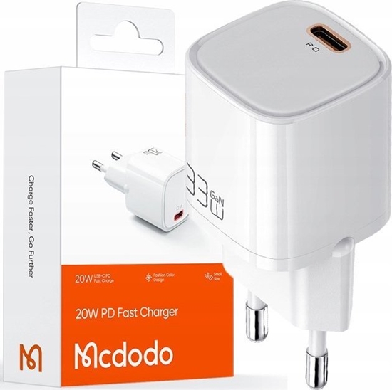 Picture of adowarka Mcdodo adowarka sieciowa CH-4020 20W Seria Nano (biaa)