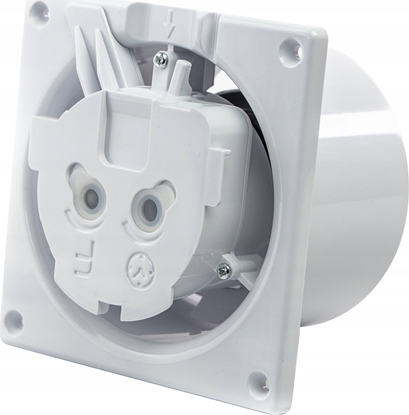 Attēls no airRoxy Wentylator domowy cienno-sufitowy dRim FI 100 DTS BB Opózniony wcznik czasowy (oysko kulkowe)