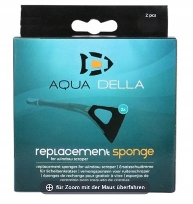 Picture of AQUA DELLA Wymienne gbki do skrobaka glonów Algae Scaper, czarne, 9,1x16x1 cm, 2szt