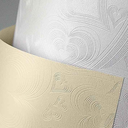 Picture of Argo KARTON OZDO.A4 LOVE KREMOWY 20ARK.220G KARTON OZDOBNY - 203402