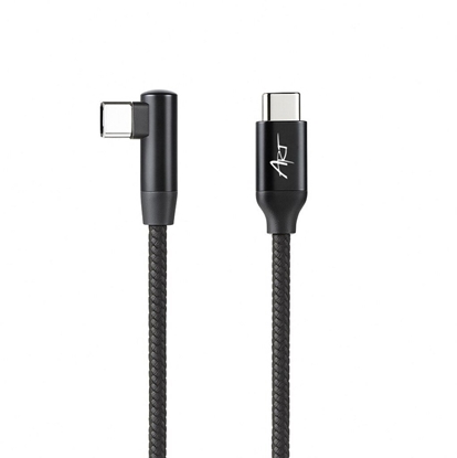 Picture of Art KABEL USB-C do C M-M ktowy 480Mbps 60W 1m czarny, splot, obudowa ALU